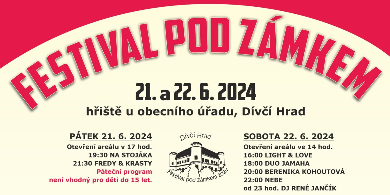 FESTIVAL POD ZÁMKEM 2024!